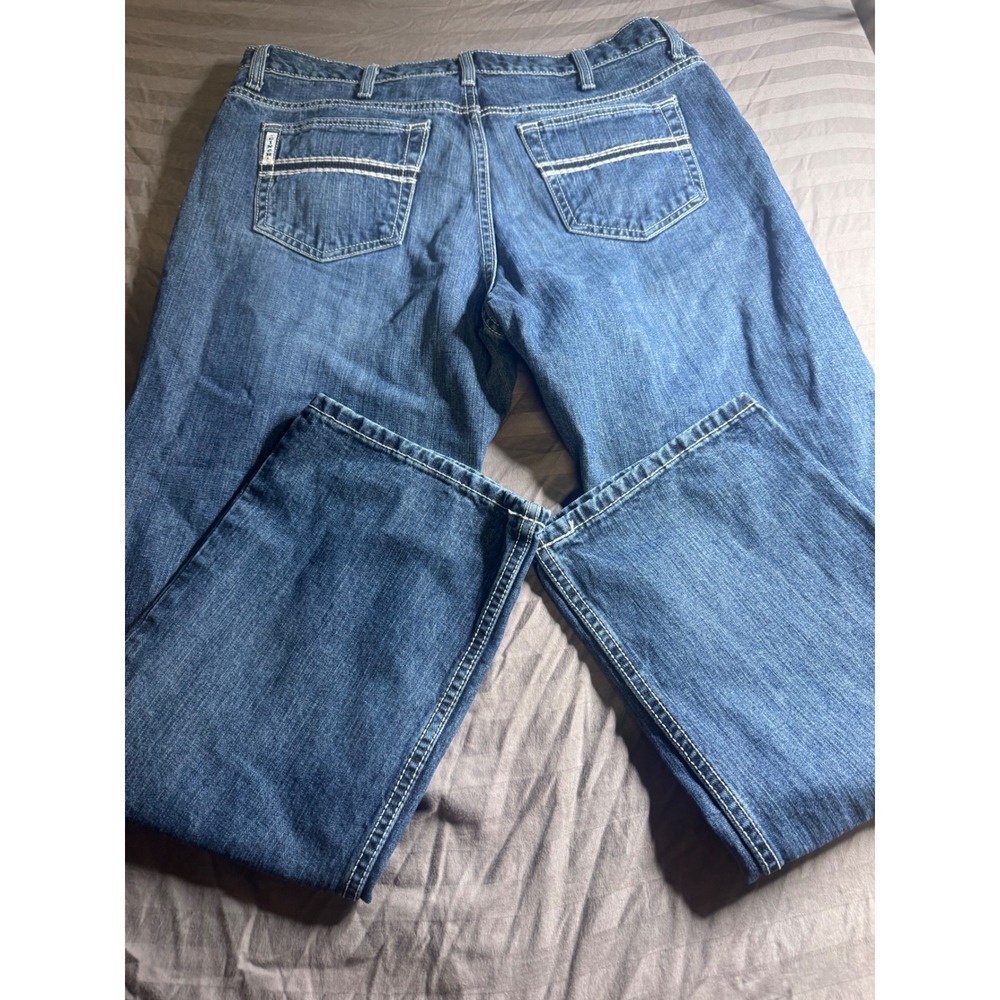 Cinch Ian Slim Bootcut Western Jeans Mens 38x32 Medium Wash Denim MB92834019 - Picture 5 of 5